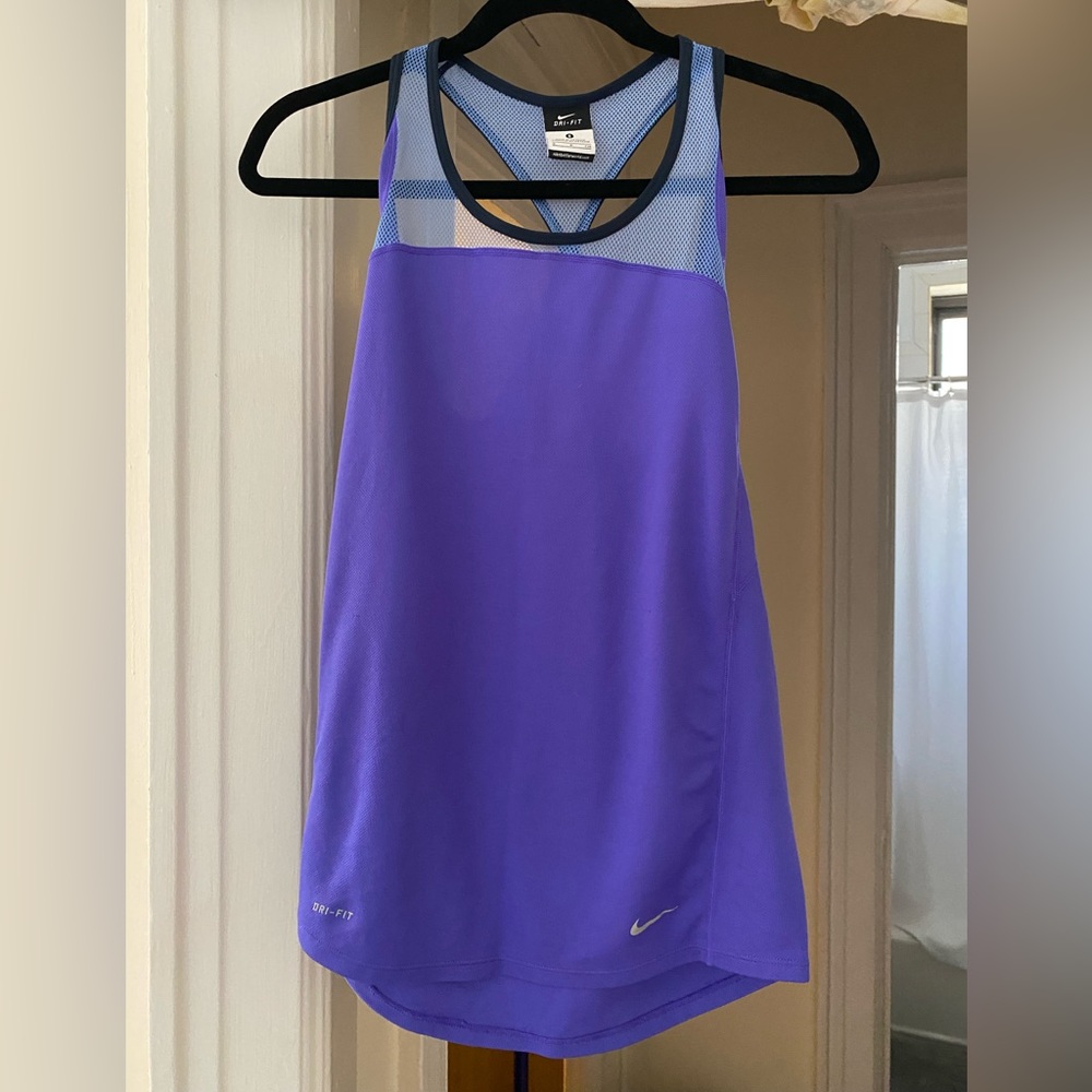 Nike Dri Fit Racerback Mesh Tank - Women’s S